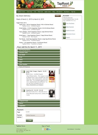 HarvestHand sell extra products